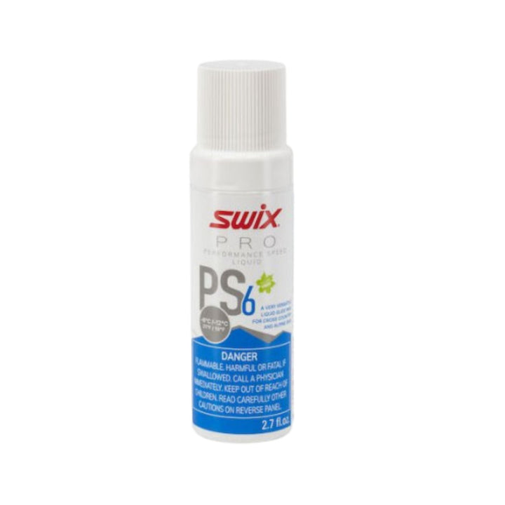 Swix PS Series Liquid Wax 80ml, USA - UPS Ground Only SKI & SNOWBOARD WAX Swix PS6 Liquid Blue