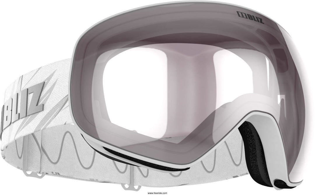 Bliz Ski Goggles - Floz 12 GOGGLES Bliz White + Pink Silver Cat2 Lens