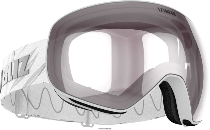 Bliz Ski Goggles - Floz 12 GOGGLES Bliz White + Pink Silver Cat2 Lens