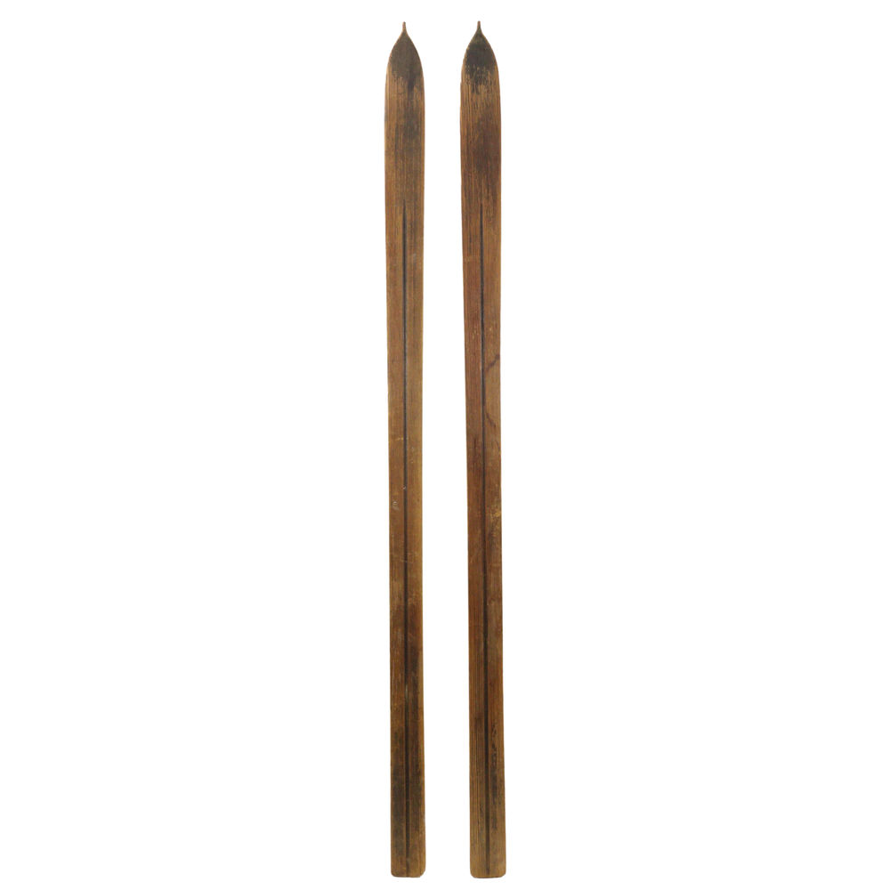 Vintage 1925 Wooden Decorative Skis - Northland Ski Company SKIS Utah Ski Gear