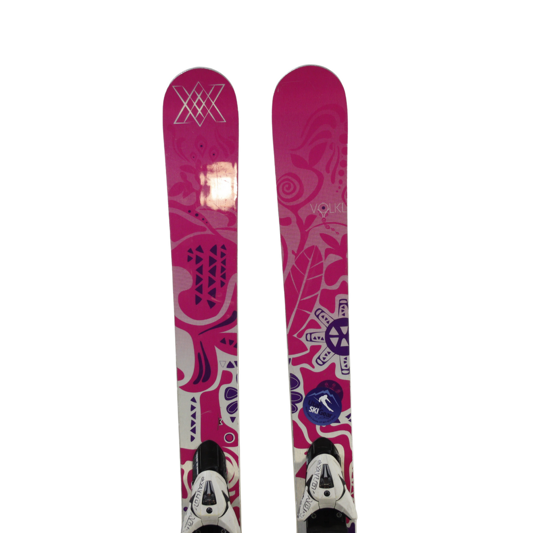 Völkl Aura 156cm + Salomon Z12 Demo Bindings - Used SKIS Volkl