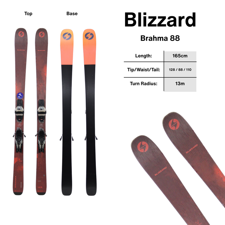 Blizzard Brahma 88 + Marker Griffon 13 DEMO - USED 21/22 SKIS Blizzard