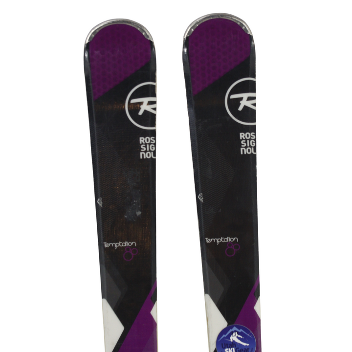 Rossignol Temptation 80 160cm + Look Xpress 11 Bindings - USED SKIS Rossignol