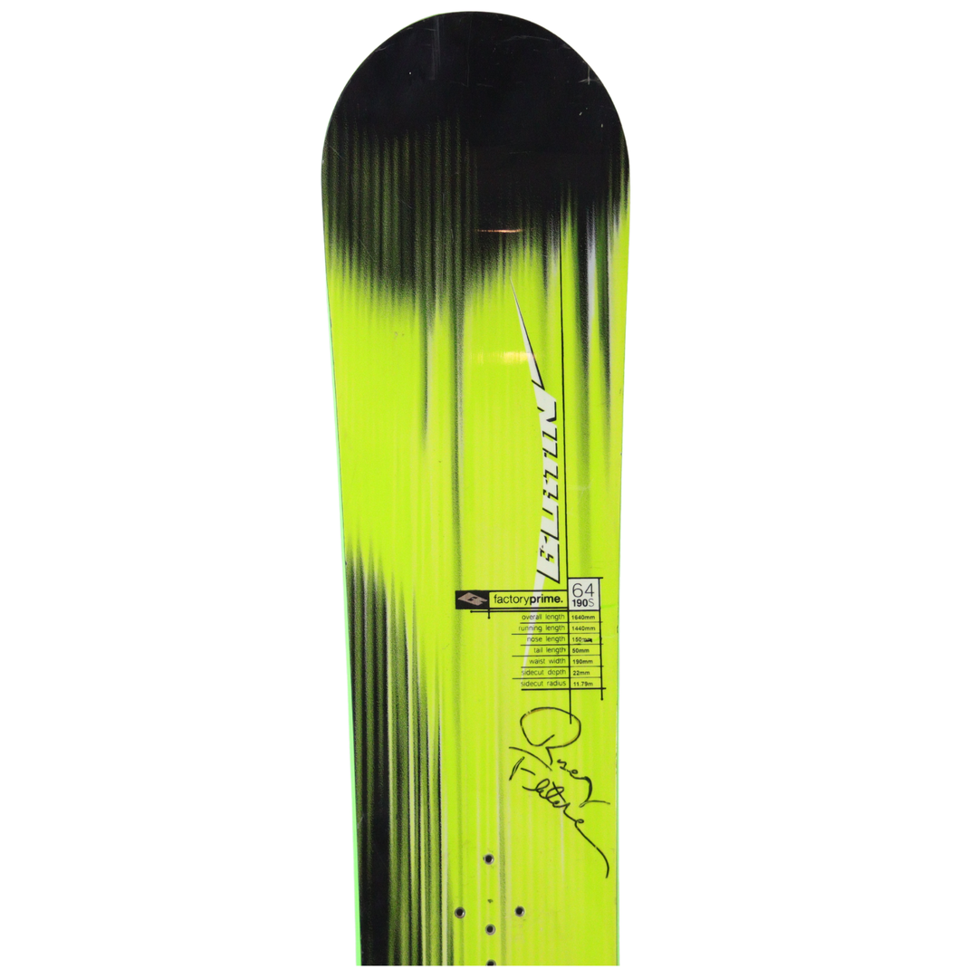 Burton factoryprime. Snowboard Signed by Rosey Fletcher - USED