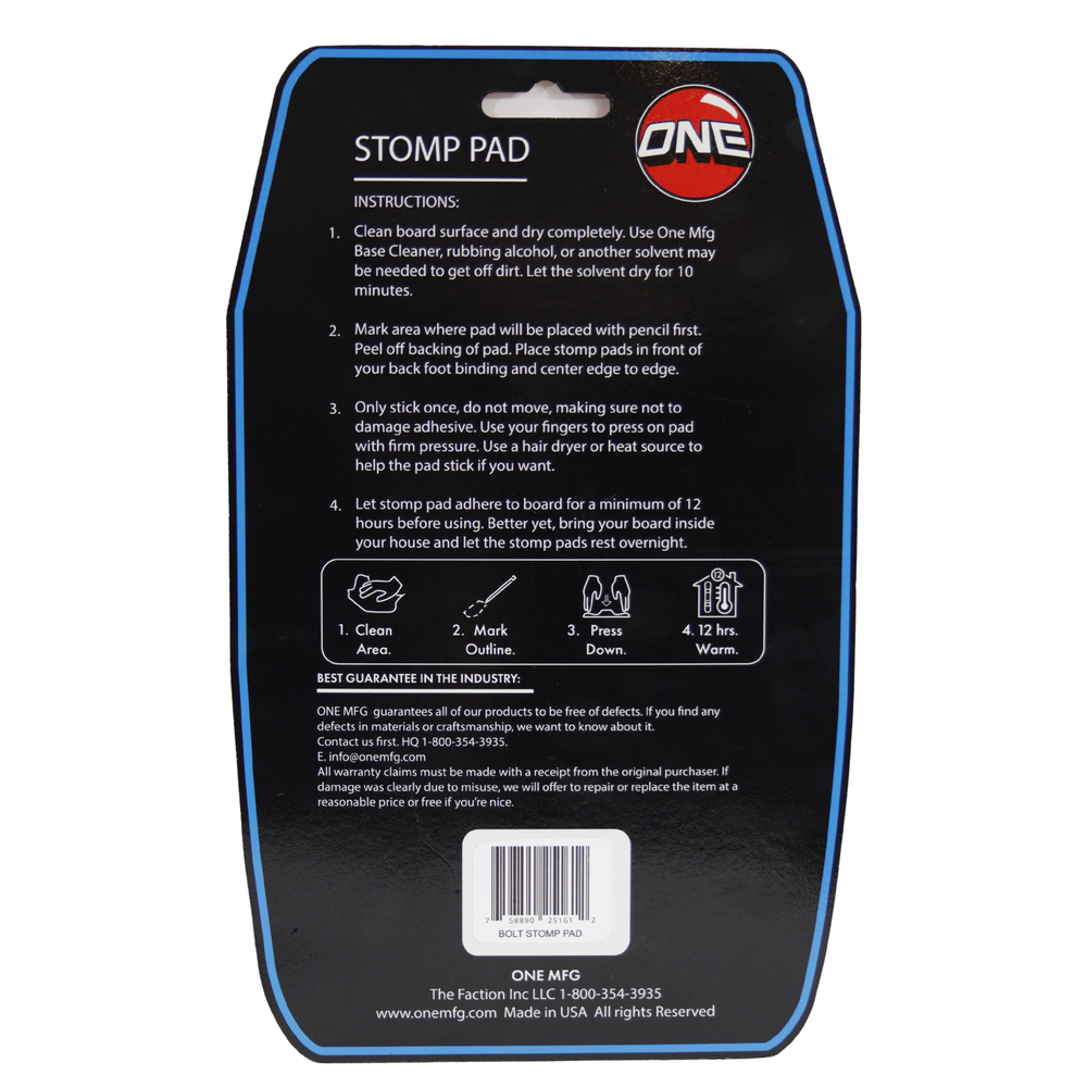 Oneball Bolt Snowboard Stomp Pad STOMP PADS OneBall