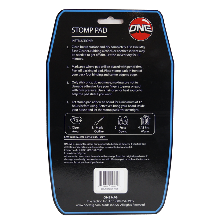 Oneball Bolt Snowboard Stomp Pad STOMP PADS OneBall