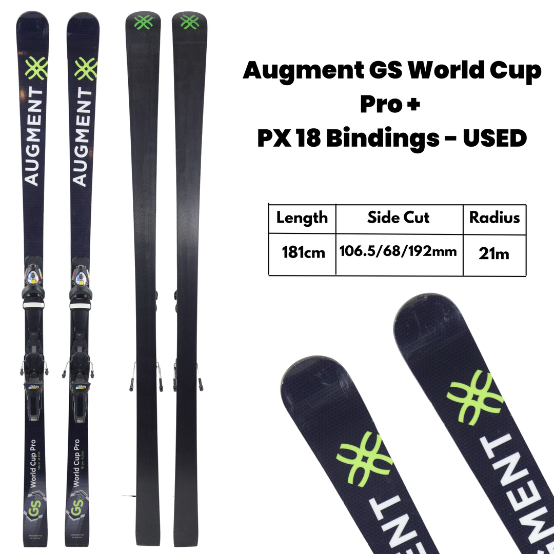 Augment [Van Deer] GS World Cup Pro 181cm + PX 18 Bindings - USED
