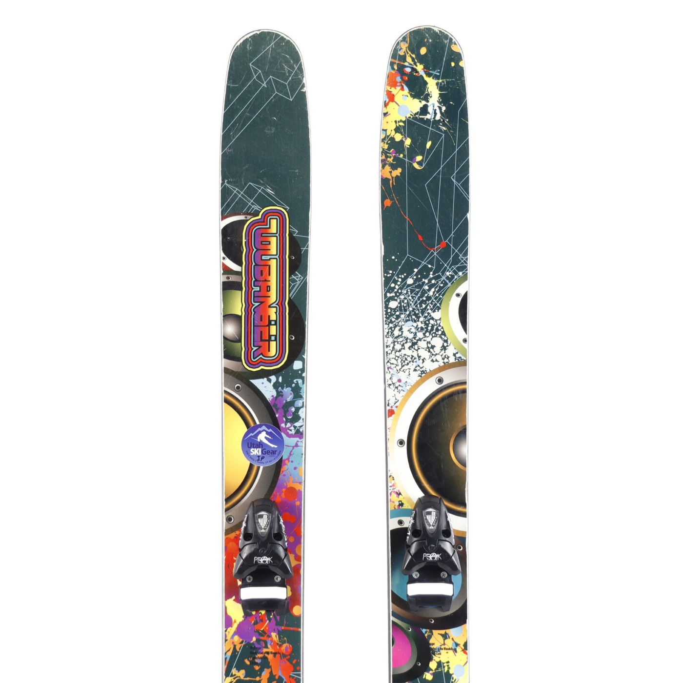 Wubanger Original Skis 186cm + Tyrolia Peak 15 Bindings - USED Skis Wubanger   