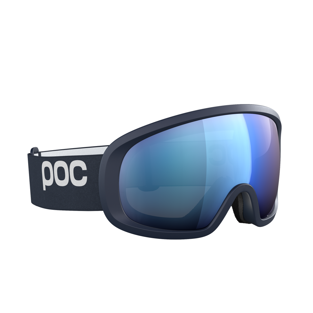 POC Fovea Mid Goggle 2025 PROTECTIVE GEAR POC blixten white/partly sunny blue