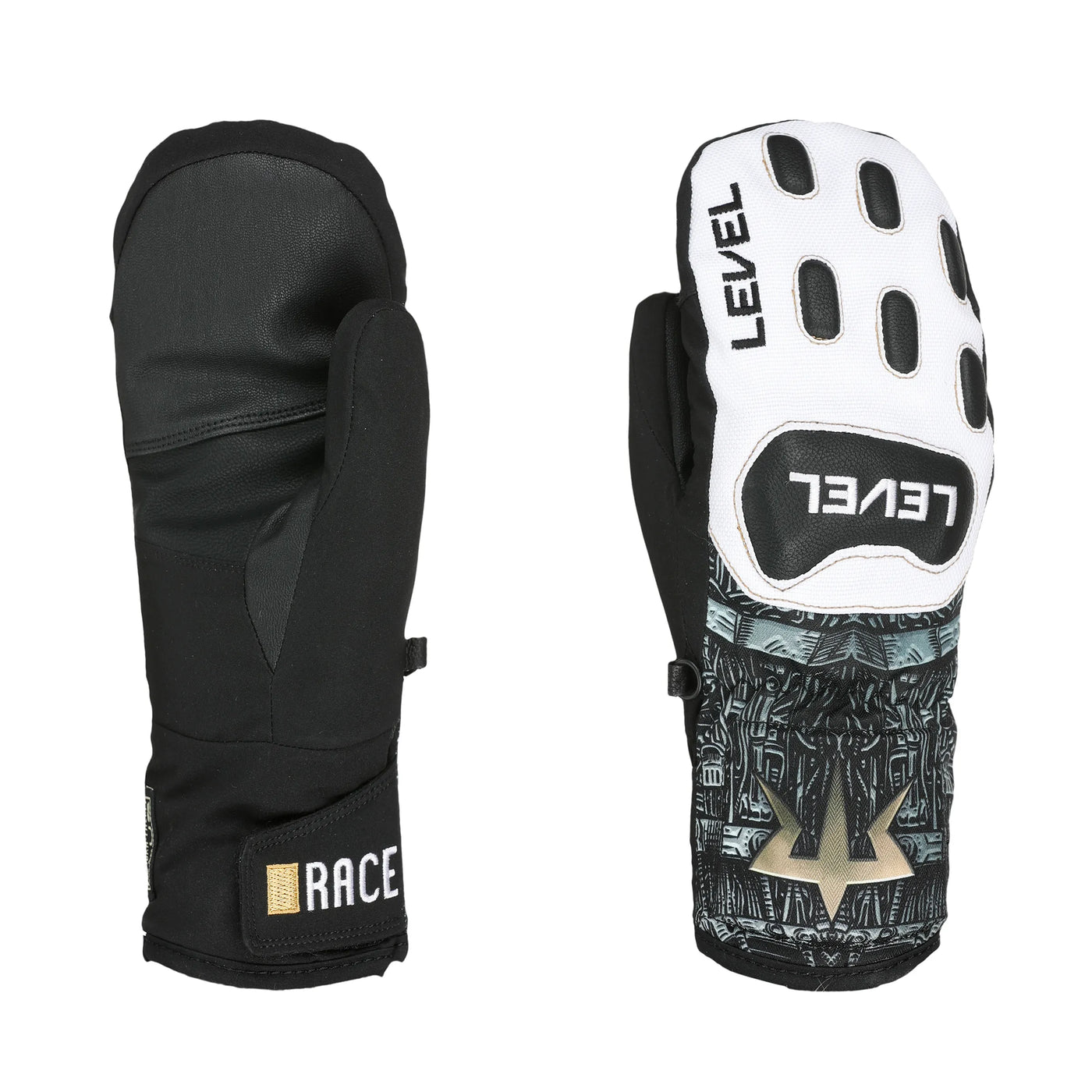 Level Race JR CF Mitten APPAREL Level PK White M - 6JR