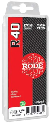 Rode RACING GLIDER 180g SKI & SNOWBOARD WAX Rode Red