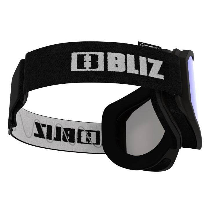 Bliz Ski Goggles - Rave 13 - Black with Orange Blue Multi Cat1 Nano Optics Lense GOGGLES Bliz