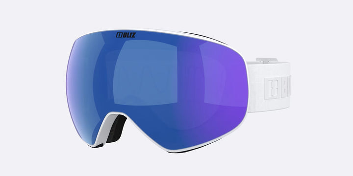 Bliz Ski Goggles - Floz 12 GOGGLES Bliz White + Blue Multi Cat2 Lens