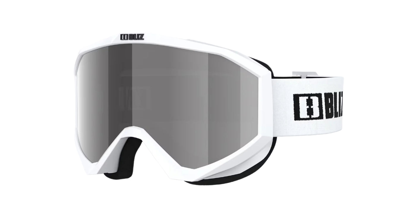 Bliz Liner Ski Goggles GOGGLES Bliz White + Pink Silver Cat2 Lens