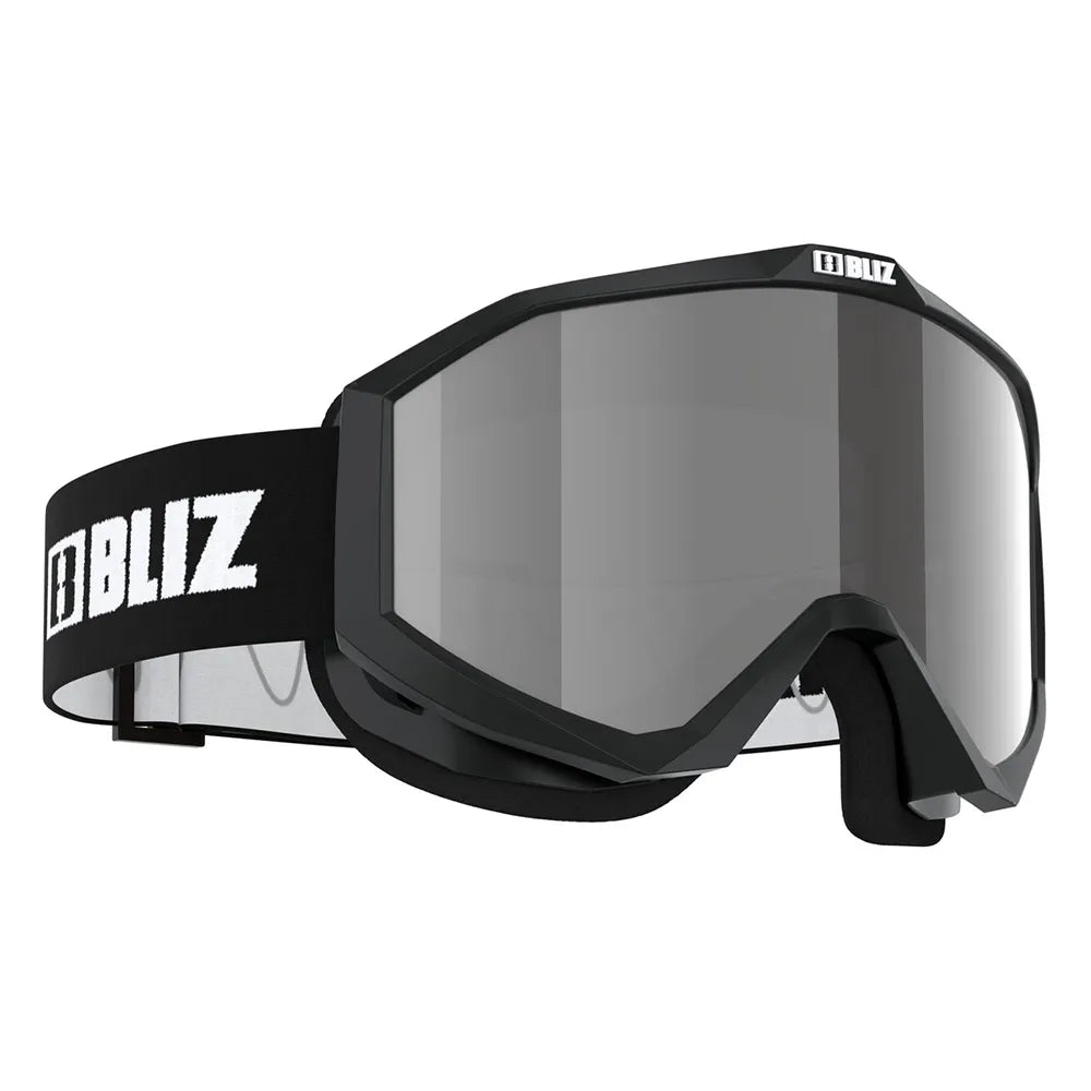 Bliz Liner Ski Goggles GOGGLES Bliz Black + Orange Silver Cat2 Lens