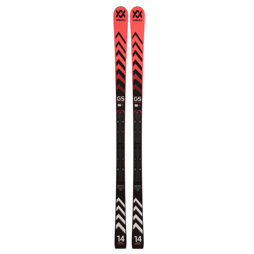 Volkl Racetiger GS R JR Skis (Black, White, Red). Sold by Utah Ski Gear