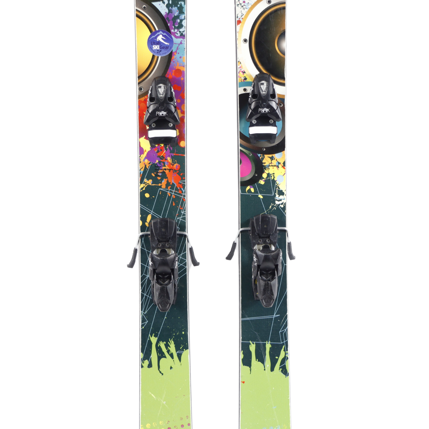 Wubanger Original Skis 186cm + Tyrolia Peak 15 Bindings - USED Skis Wubanger   