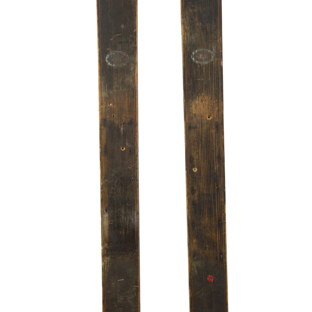 Vintage 1925 Wooden Decorative Skis - Northland Ski Company USED SKIS Utah Ski Gear
