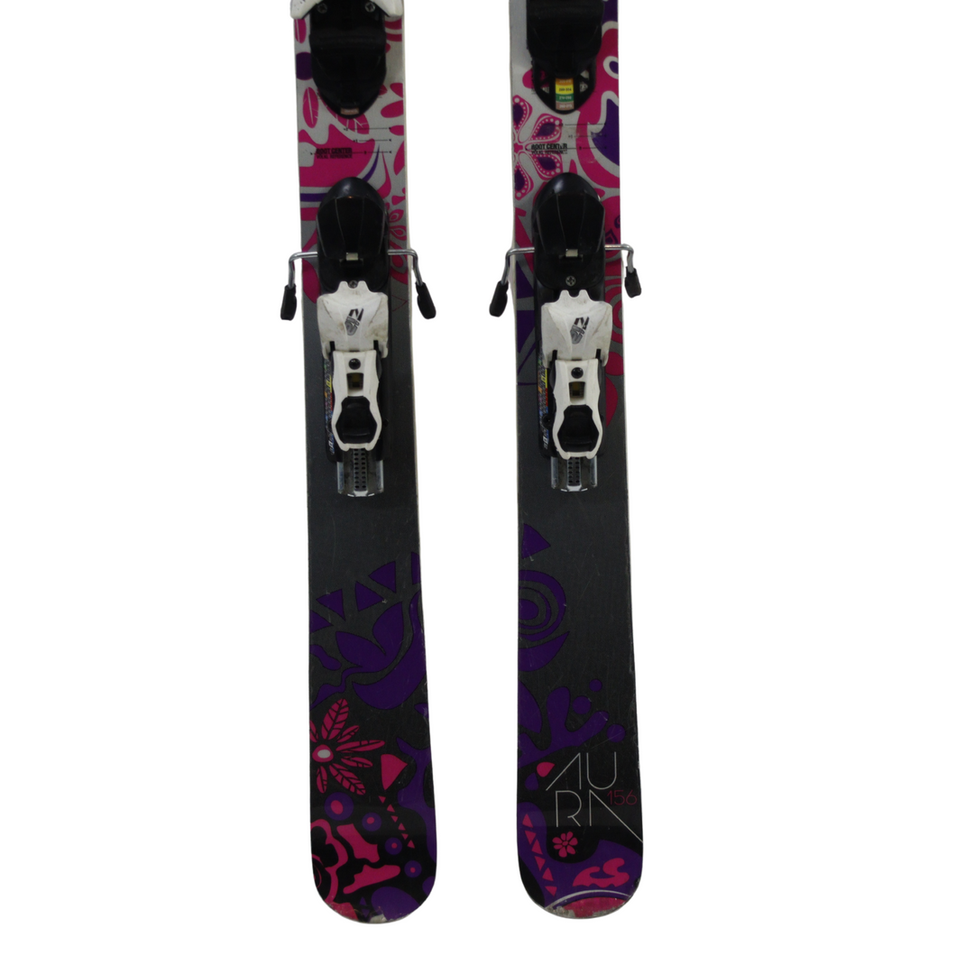 Völkl Aura 156cm + Salomon Z12 Demo Bindings - Used SKIS Volkl