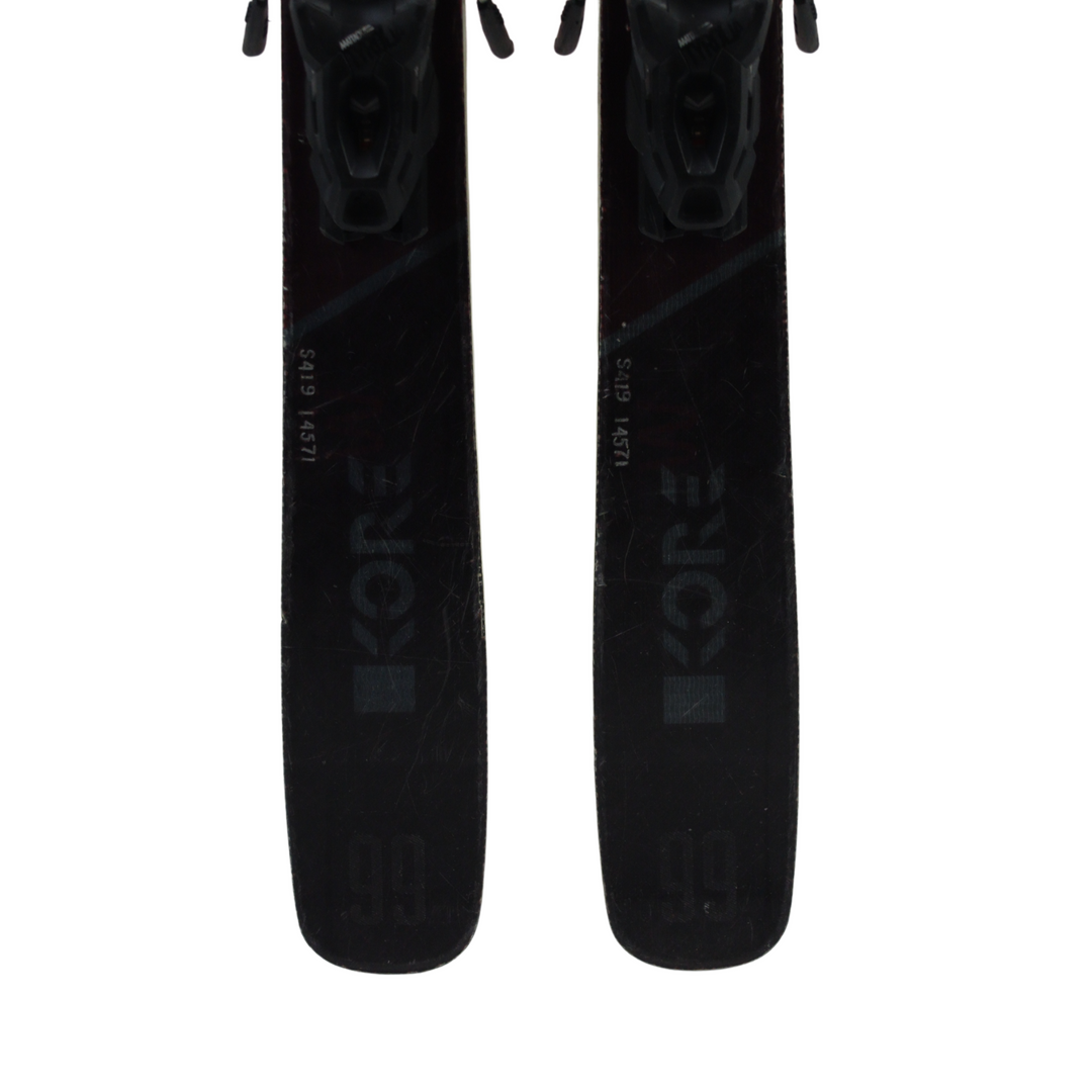 Head Kore 99W 19/20 Women's Skis + Tyrolia Attack 11 Demo Bindings - USED SKIS Head