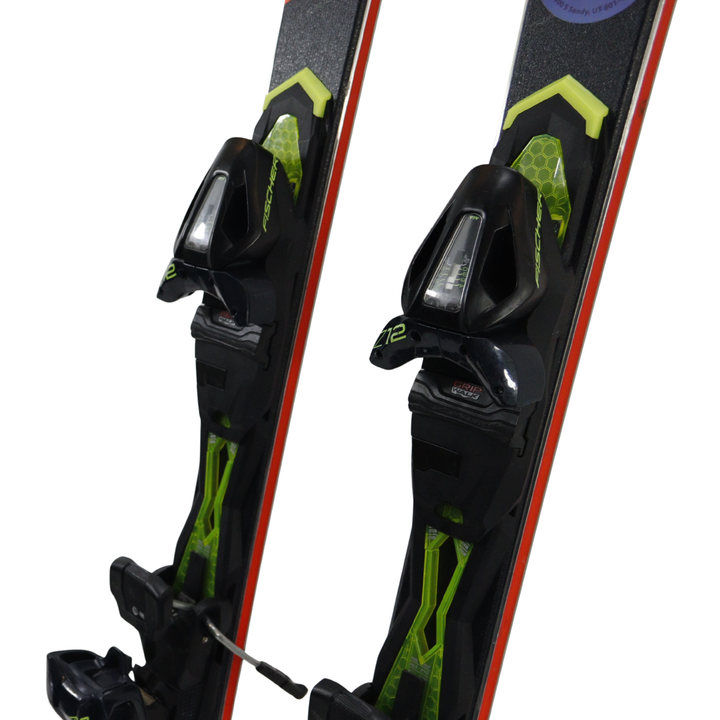 Fischer RC4 Curv TI 156cm + Fischer Z12 Bindings - 2018 USED SKIS Fischer