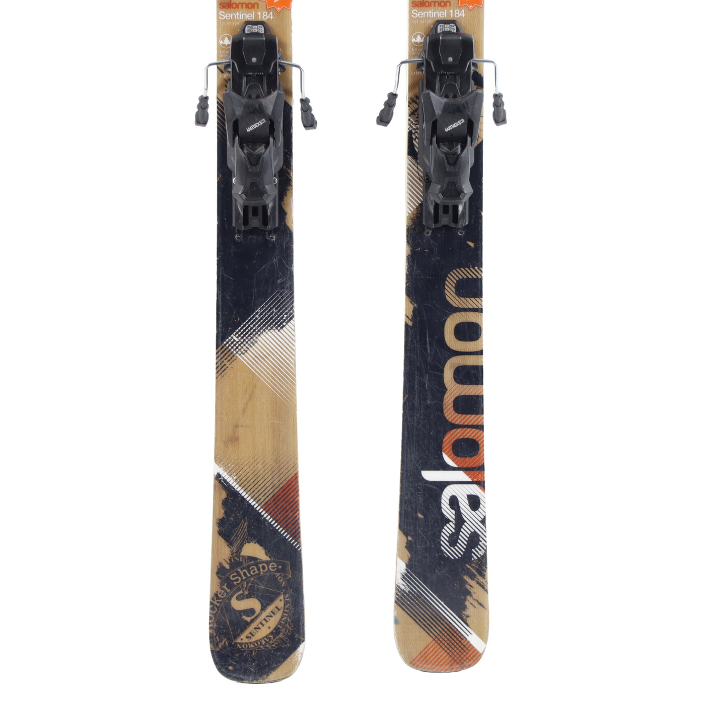 Salomon Sentinel 95 184cm + Tyrolia Attack 13 Bindings 2012 - USED Skis Salomon   