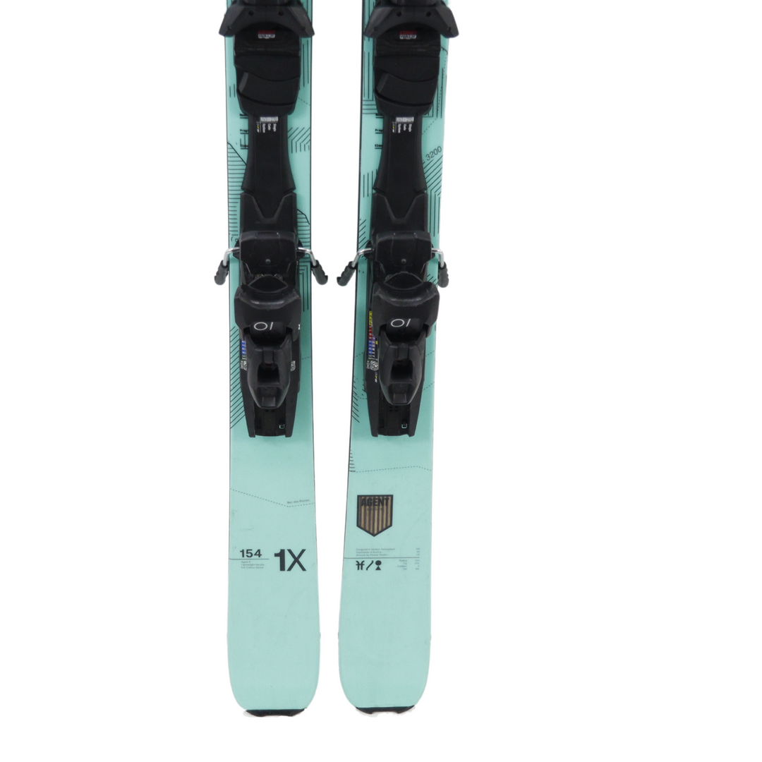Faction Agent 1X 154cm + Tyrolia SP10 Demo Bindings- USED SKIS Faction