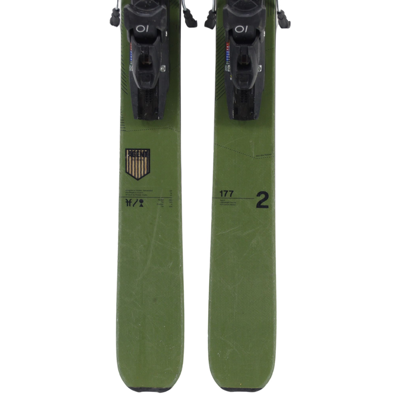 Faction Agent 2 177cm + SP10 Demo Bindings 2025 - USED SKIS Faction