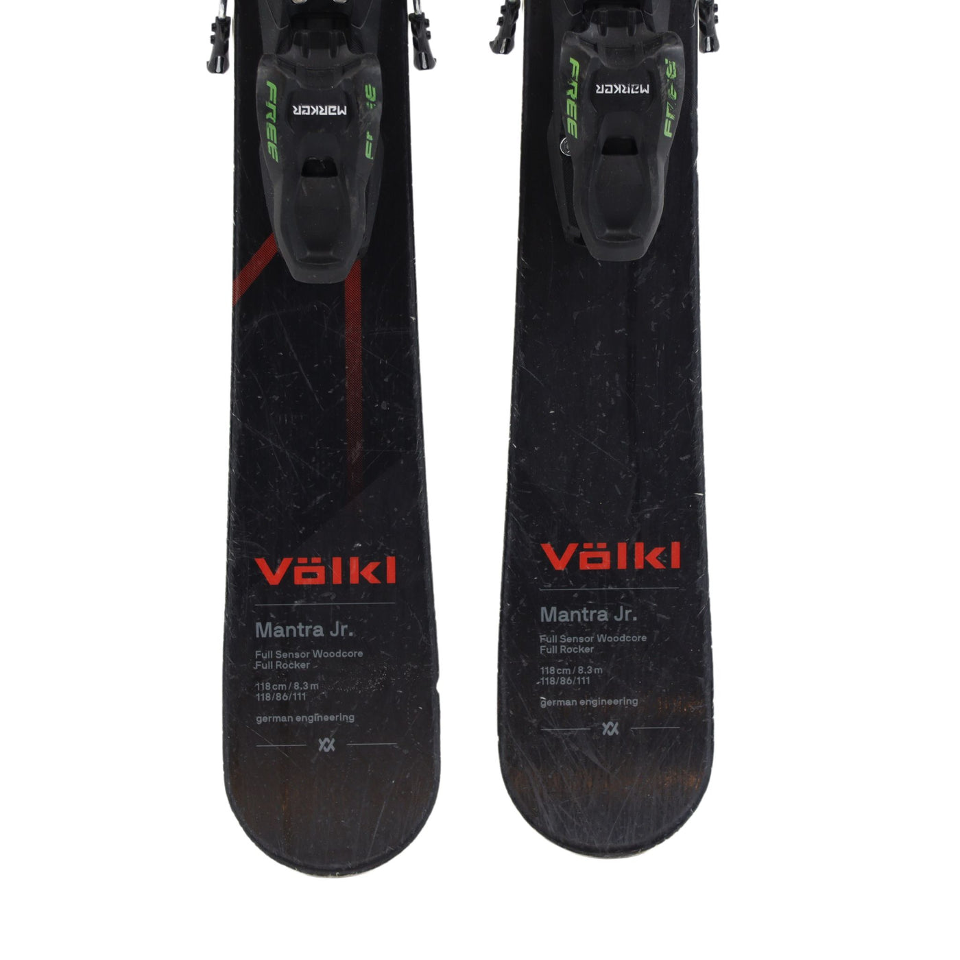118cm Volkl Mantra Jr + Marker Free Binding - 2018- USED SKIS Volkl   