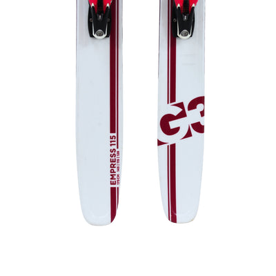 G3 Empress 175 cm + Rossignol Axial 120 2014 - USED SKIS G3   