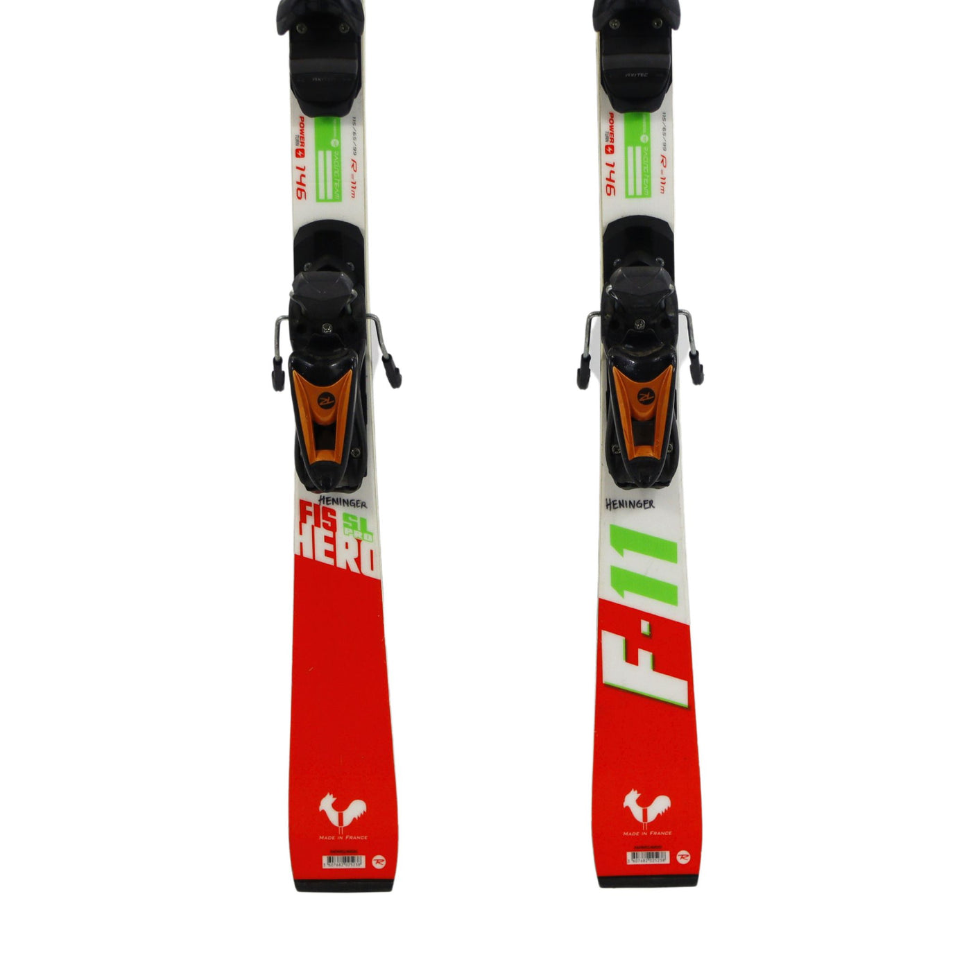 Rossignol Hero Jr Fis SL Pro 146cm Ski + Rossignol Jr Bindings- USED SKIS Rossignol   
