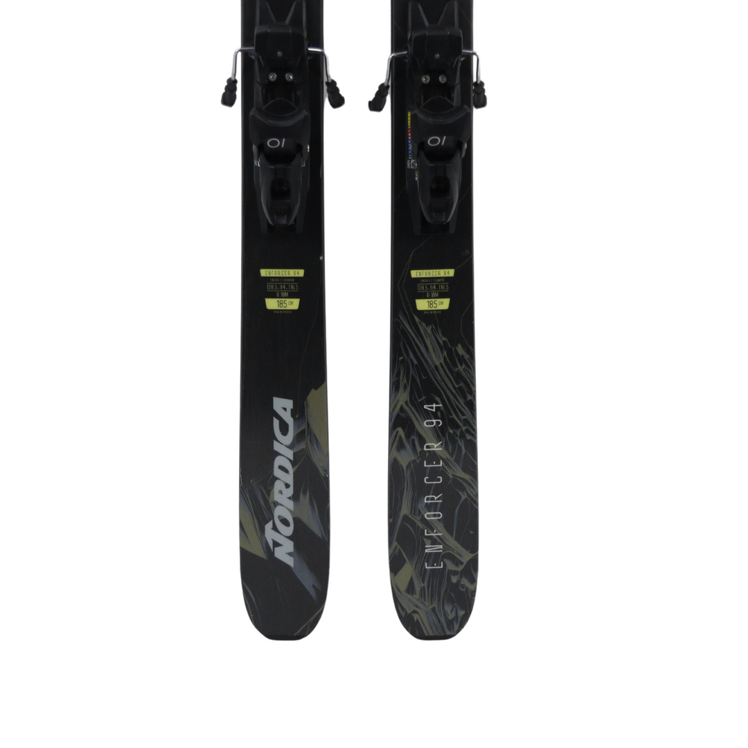 Nordica Enforcer 94 185cm+ Tyrolia SP10 Demo Bindings- USED SKIS Nordica