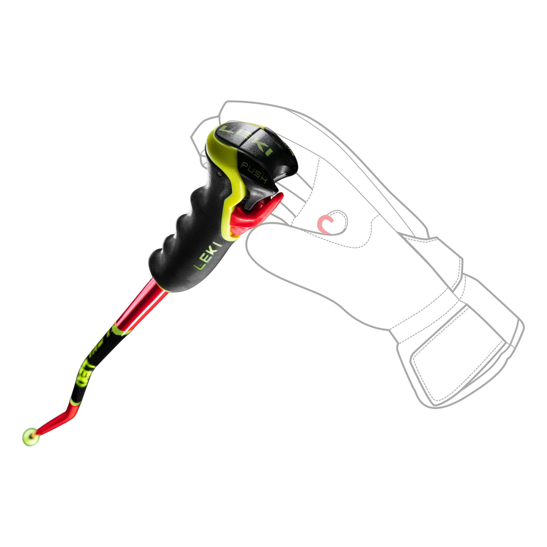 Leki WCR GS Carbon 3D Ski Racing Poles 2025 - OPEN BOX RETURN SKI POLES Leki