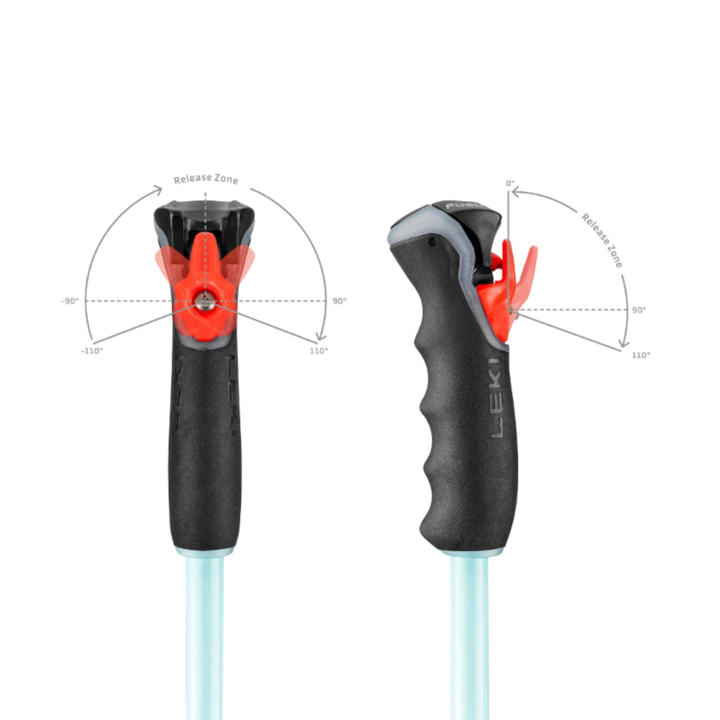 Leki Artena Airfoil 3D Ski Poles - Open Box Return SKI POLES Leki