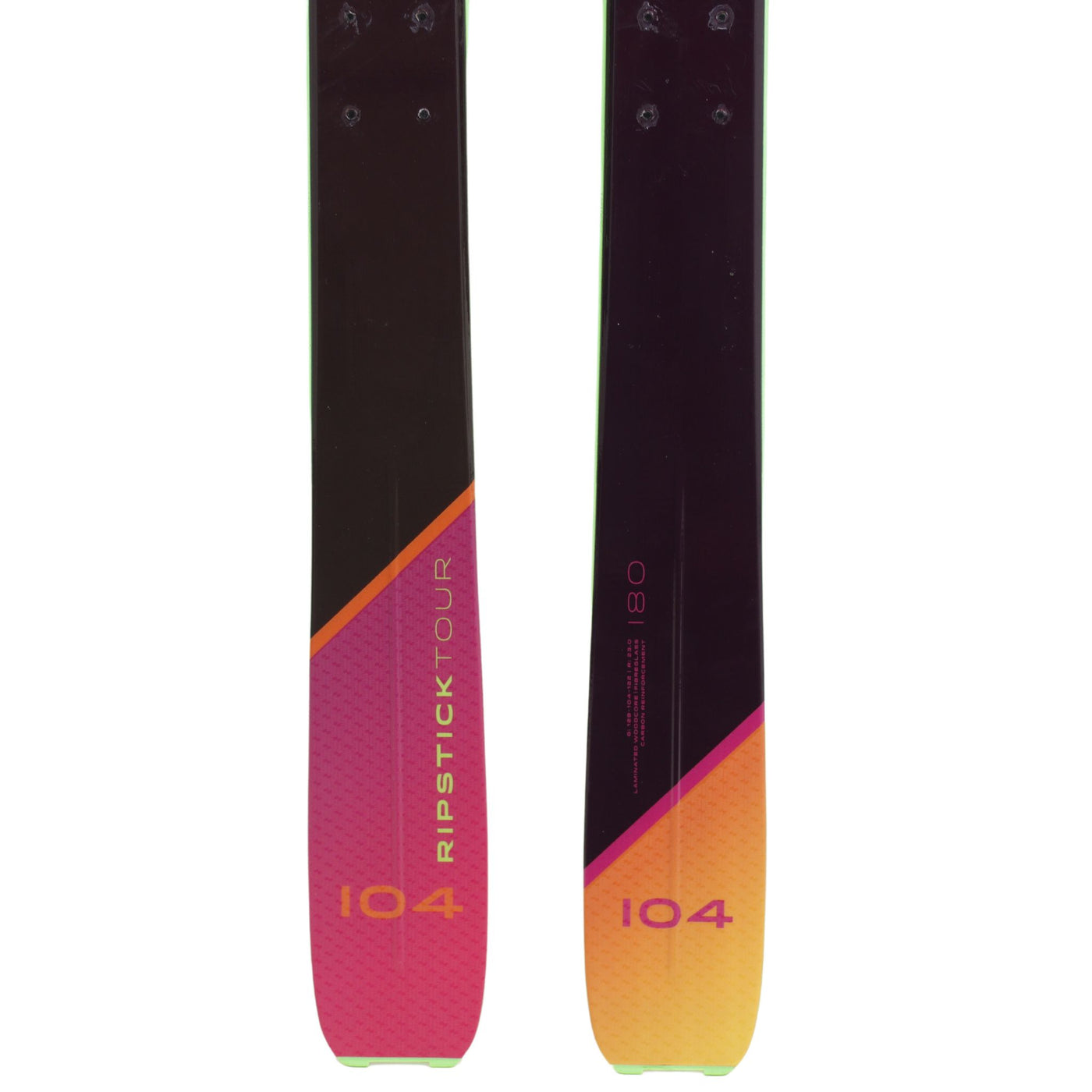 180cm Elan Glen Plake Ripstick Tour 104 Freeride Touring Skis | NEW- Mounted Once SKIS Elan   