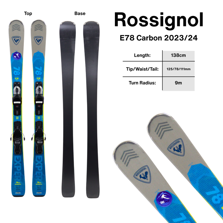 Rossignol Experience 78 Carbon + Look Xpress 10 - USED 23/24 SKIS Rossignol