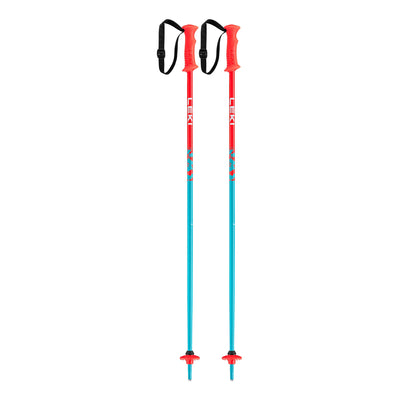 Leki Rider Junior Ski Poles 2025 SKI POLES Leki 90cm Petrol / Red