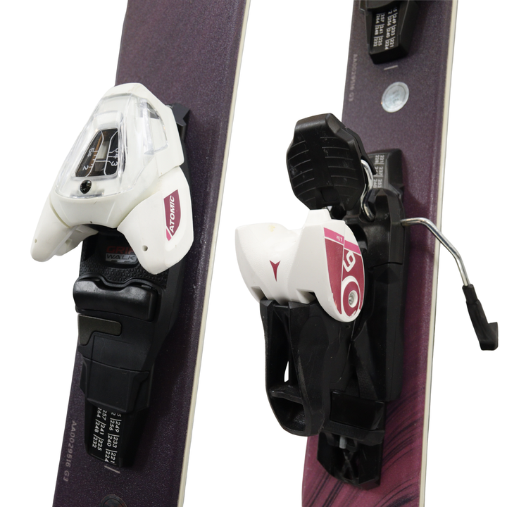Atomic BackLand Girl Skis 2023 - 130cm w/L6 GW Bindings - USED USED SKIS Utah Ski Gear