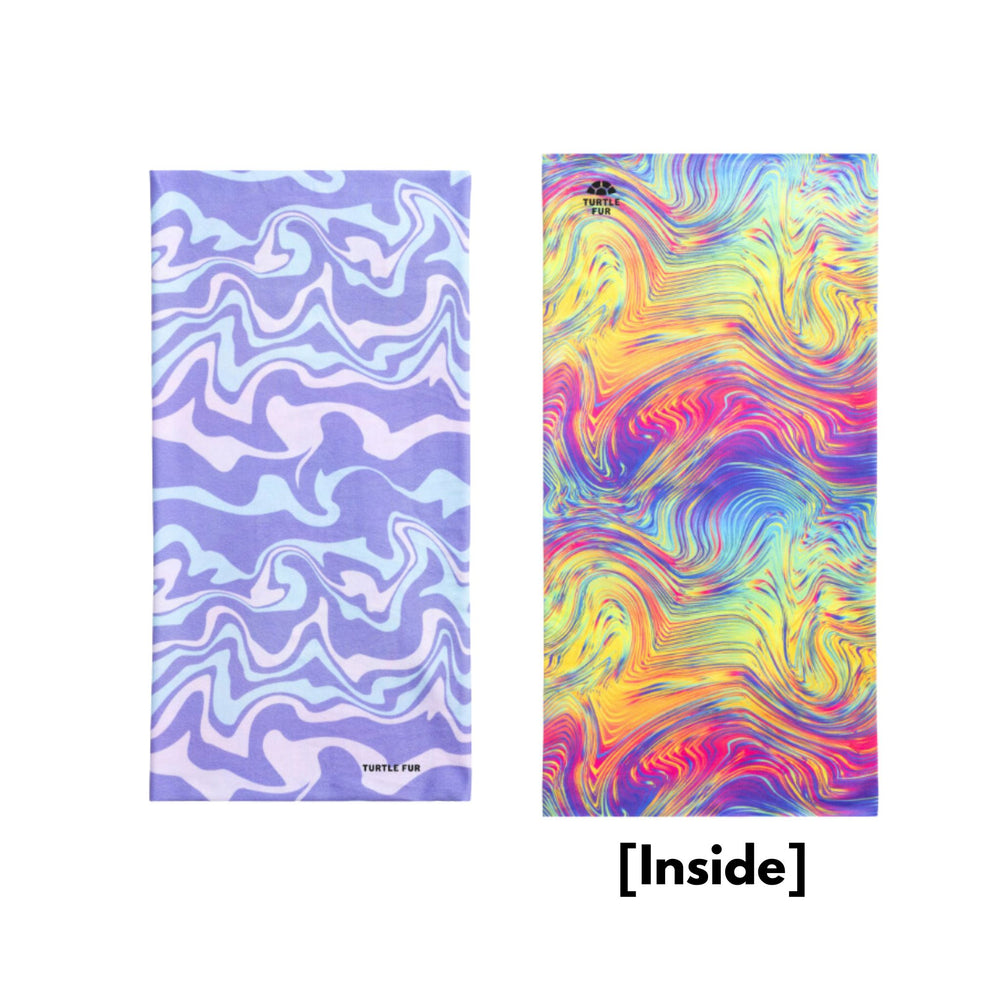 Turtle Fur Youth Comfort Shell™ Tube - Reversible - Print APPAREL Turtle Fur Taffy Twirl  