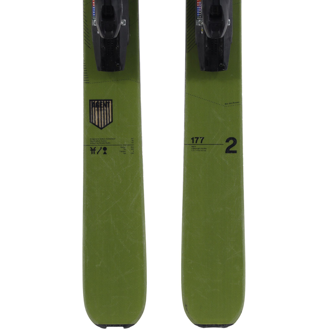 Faction Agent 2 177cm +  Demo Bindings 2023 - USED SKIS Faction   