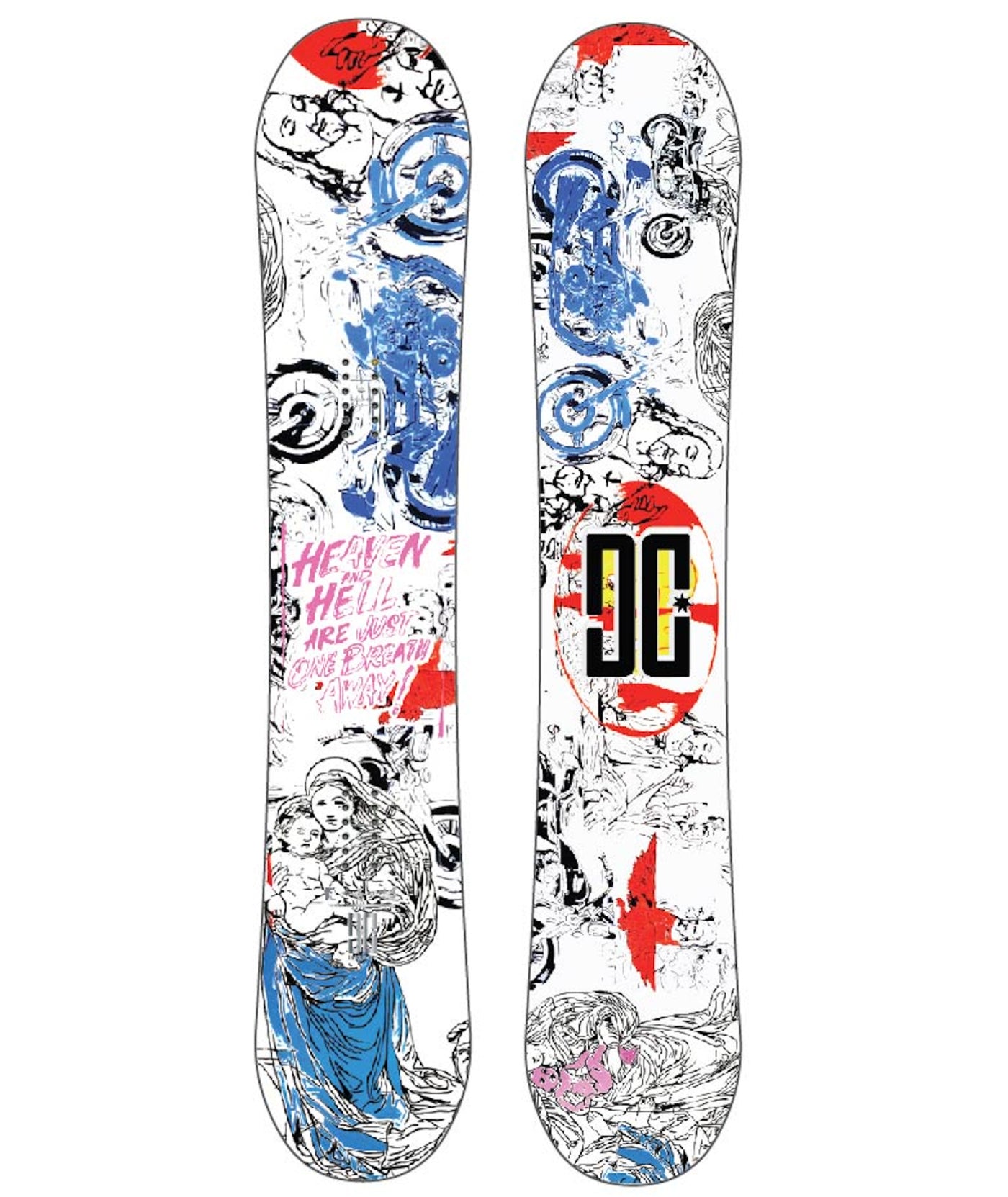 DC AW PBJ Snowboard 2024 SNOWBOARDS DC SAINTS AND SINNERS 153.0 
