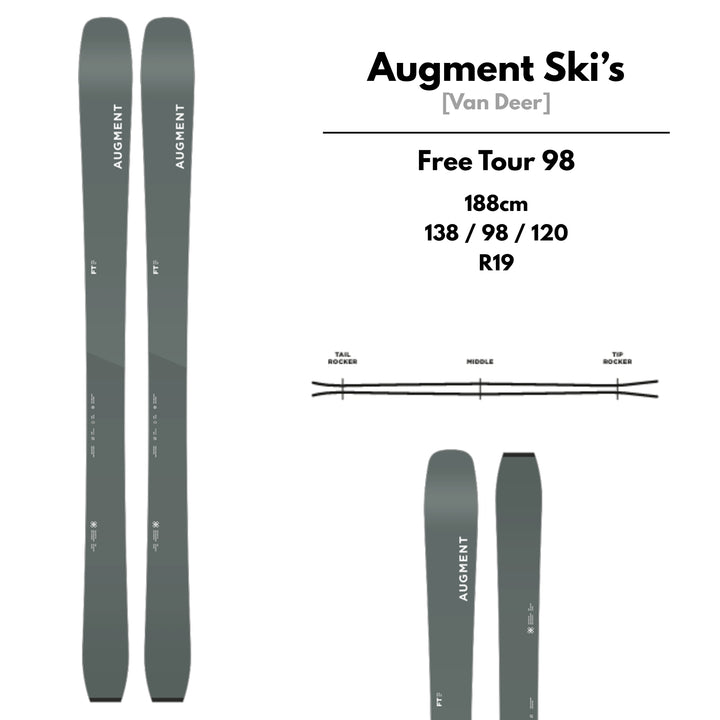 Augment [Van Deer] Free Tour 98 Ski | 188cm