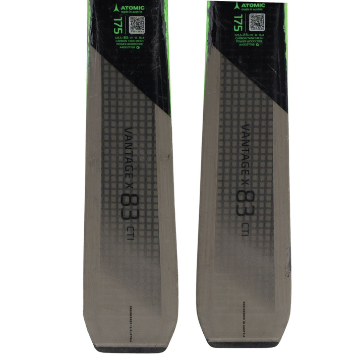 Atomic Vantage 83 X CTI 175 2019 Skis + Atomic Warden 13 demo bindings-USED  – Utah Ski Gear