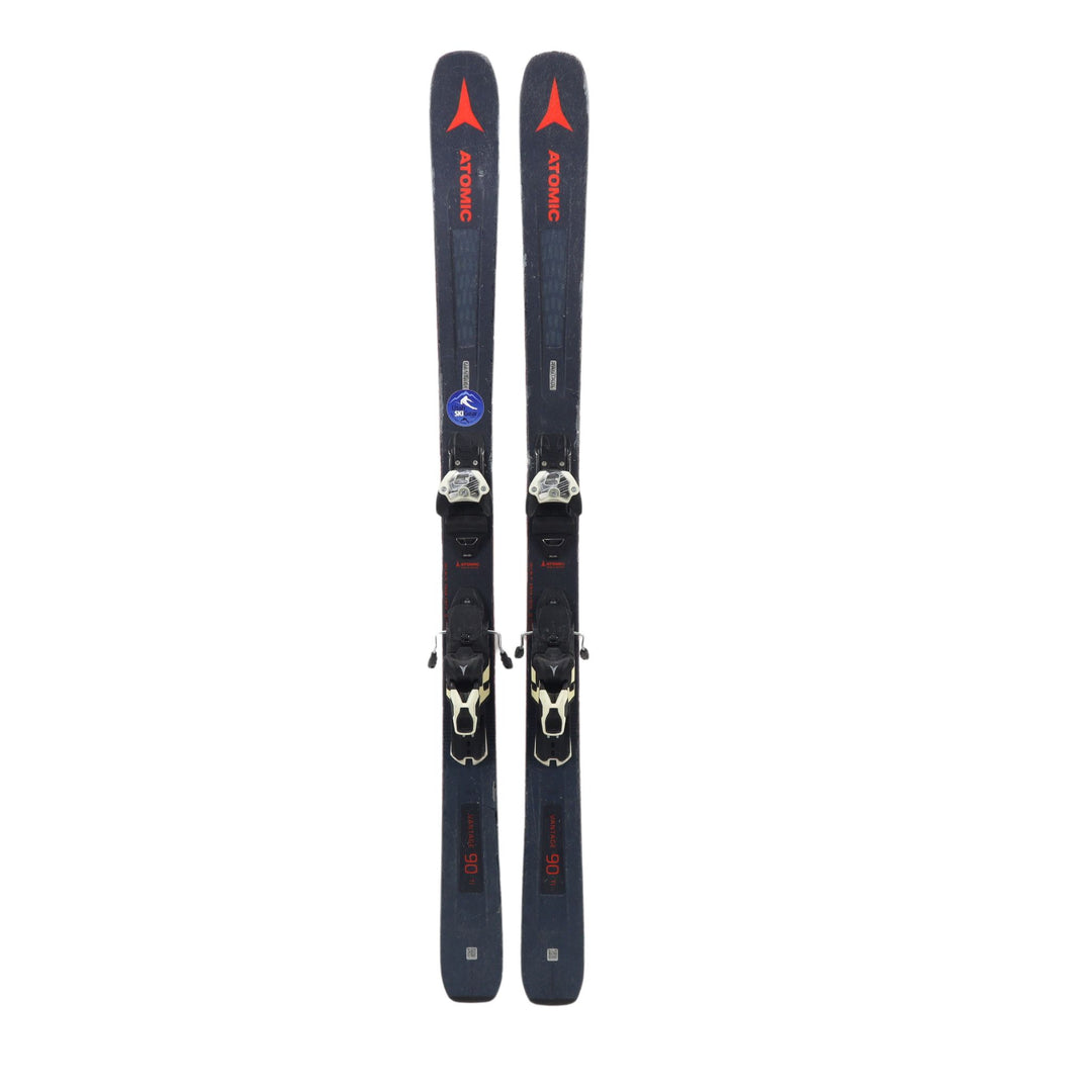 Atomic Vantage 90 TI 2020 Skis + Atomic Warden 13 demo bindings-USED SKIS Atomic 161cm