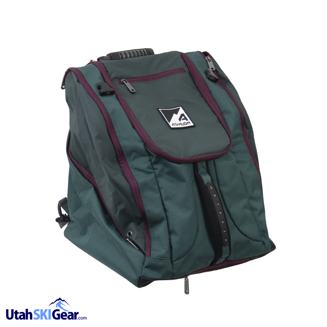Athalon Deluxe Everything Ski Boot Bag BAGS Athalon Green