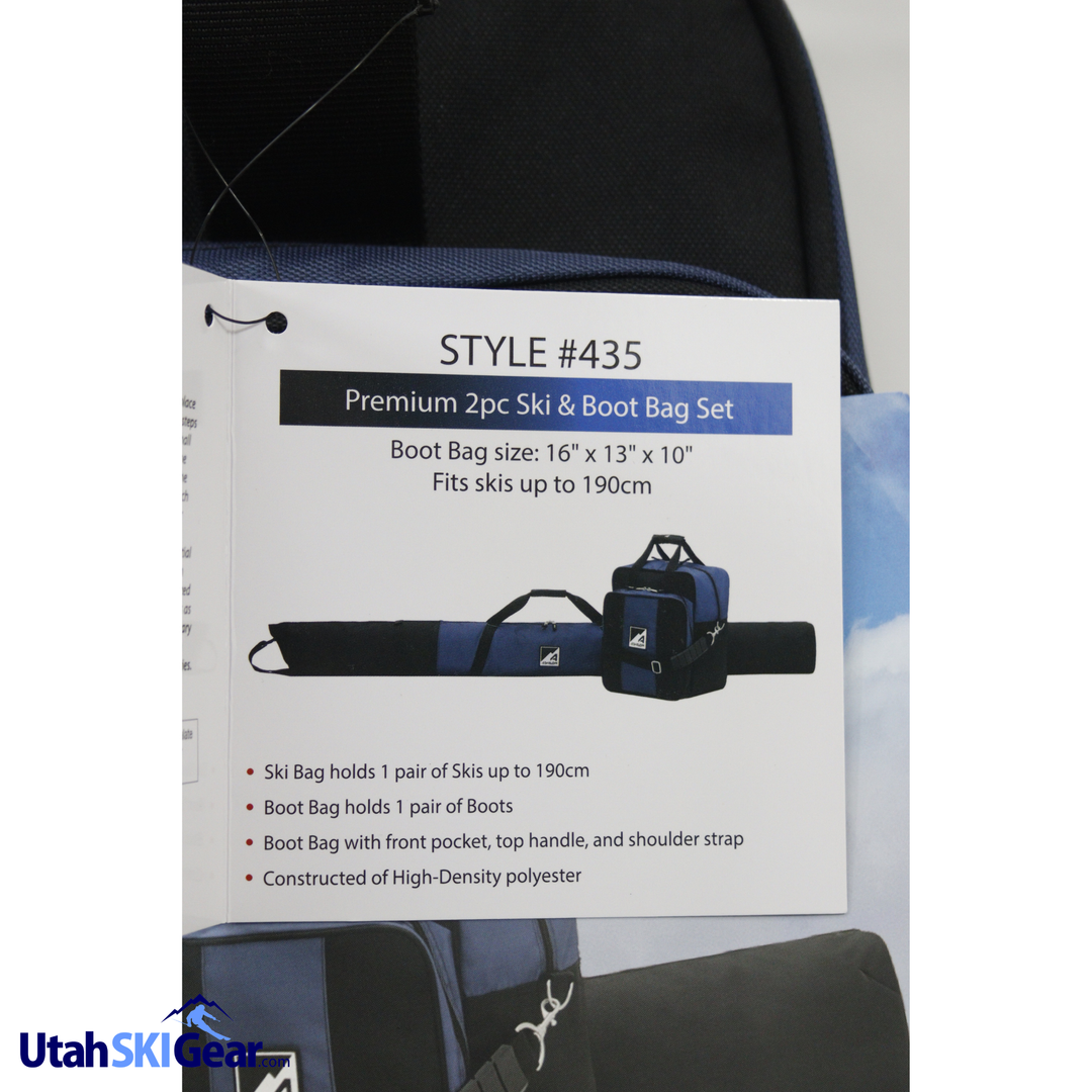 Athalon Premium Ski & Boot Bag Set - 2pc BAGS Athalon