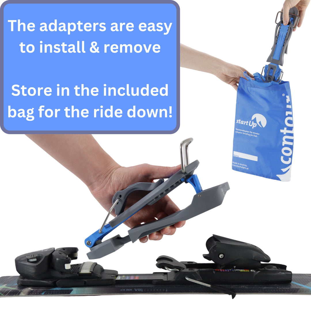 Contour Ski Touring Adapter - Kids – Utah Ski Gear Contour Ski Touring Adapter - Kids – Utah Ski Gear