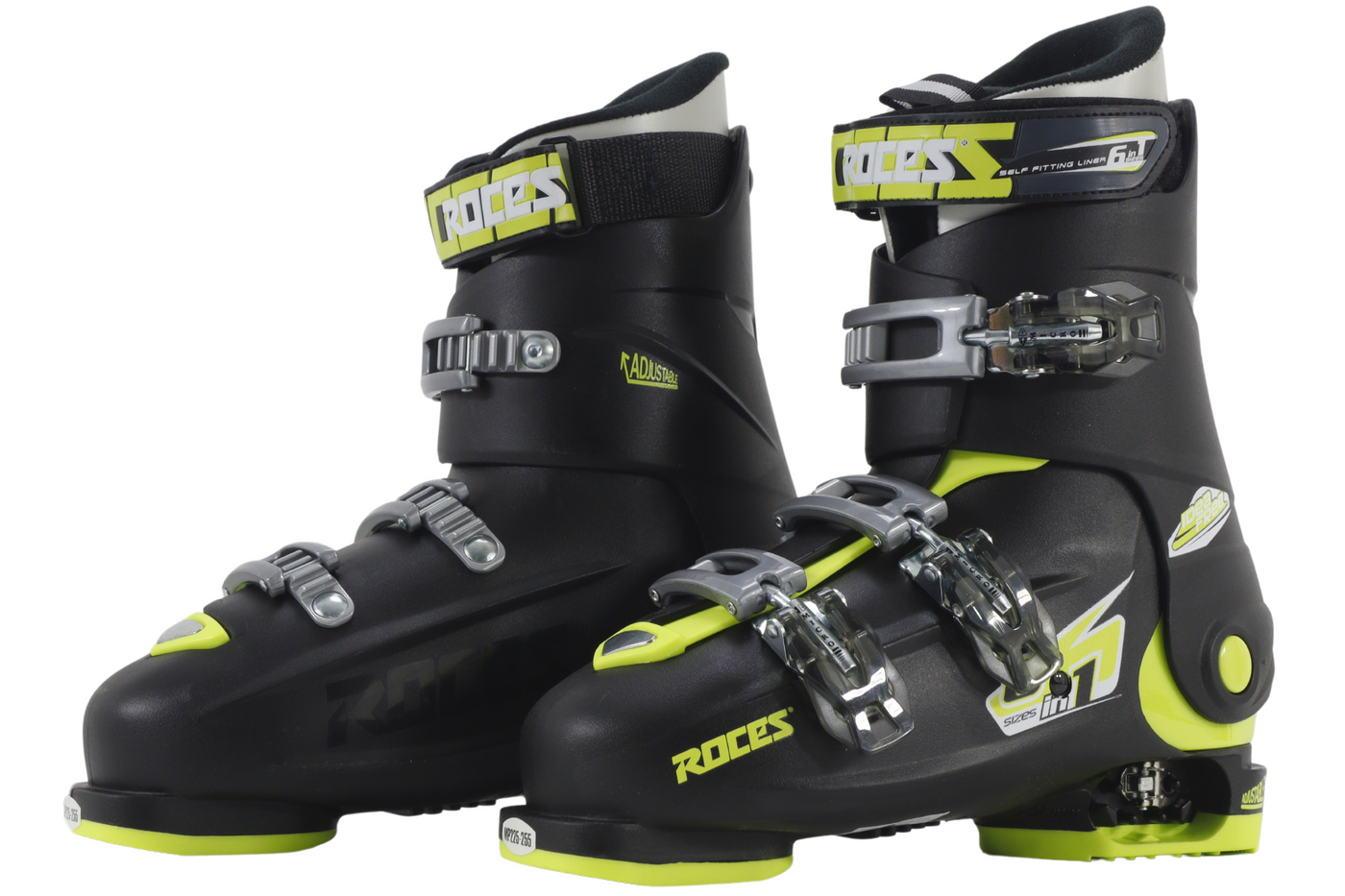 Roces IDEA Free Adjustable Youth Ski Boots | Size 22.5 - 25.5 MP - (Open Box Return) SKI BOOTS Roces