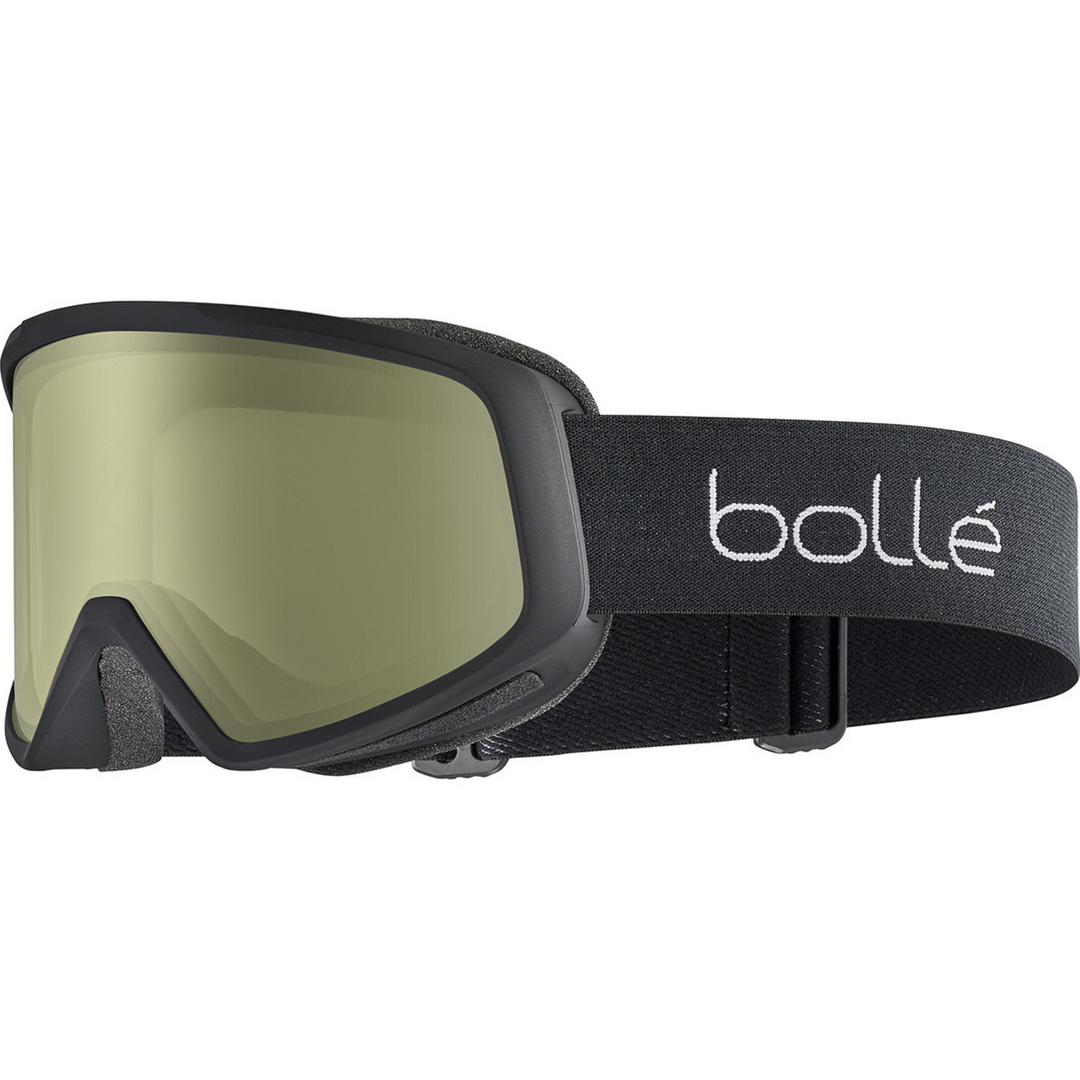 cat 1 ski goggles Bolle Bedrock Lemon Ski Goggles Black Matte