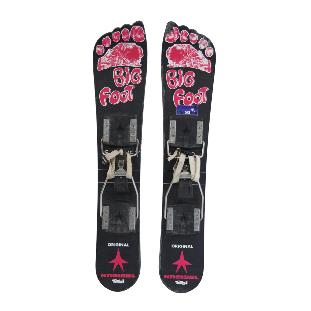 Bigfoot Ski Blades 65cm + Bindings | USED SKI BLADES Big Feet